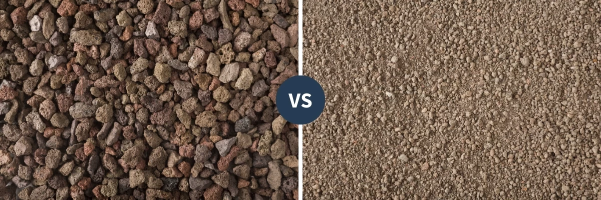 Pierre de lave ou sable de lave, quelle est la différence et quand l'utiliser ?